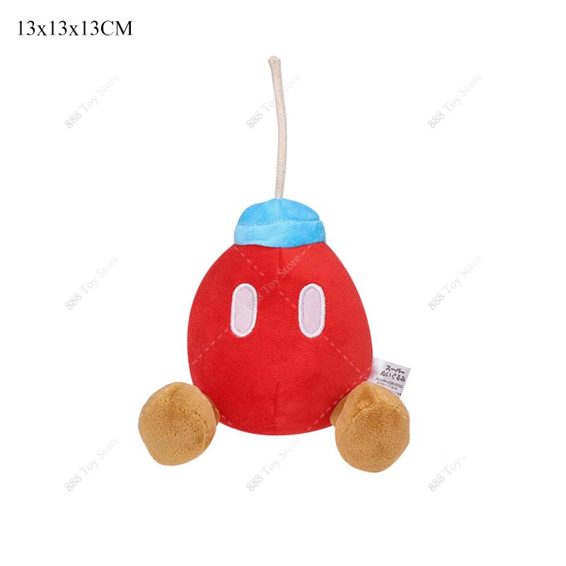 Mario Plush Bullet Bill Toys Anime Plushie Shy Guy Baby Wario Waluigi Yoshi Bob-omb Buddy Toad Stuffed Peluche Kids Dolls Gifts