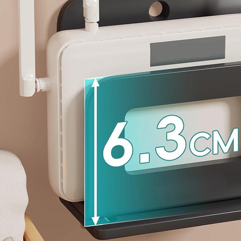 1 шт. Регулируемый настенный держатель для небольших устройств для роутера, модема, ТВ-приставки и других медиаплееров