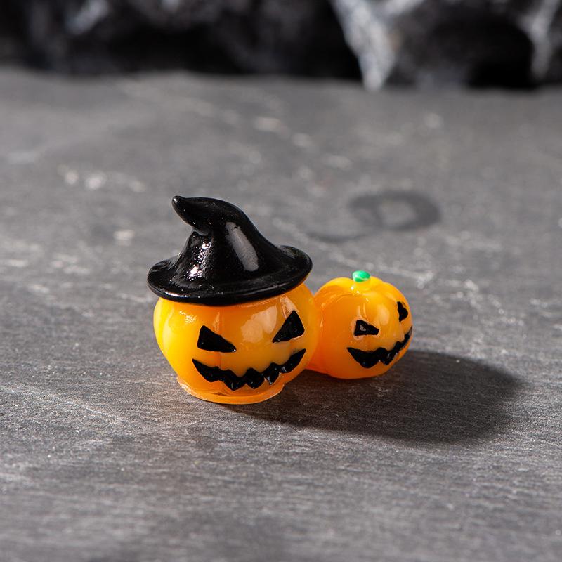 Украшения на Хэллоуин Микро Ландшафтные Украшения Аксессуары Волшебник Призрак Тыква Кролик Летучая Мышь Дерево Волшебный Дом Украшения из Смолы