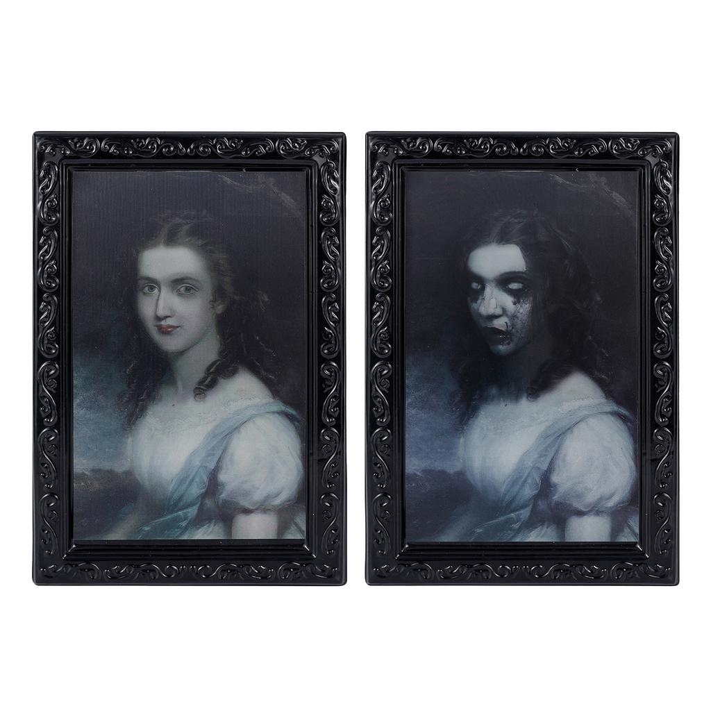 Horror Picture Frame Lens 3D Face Changing Horror Portraiture Haunted Weird Party Supplies Gifts