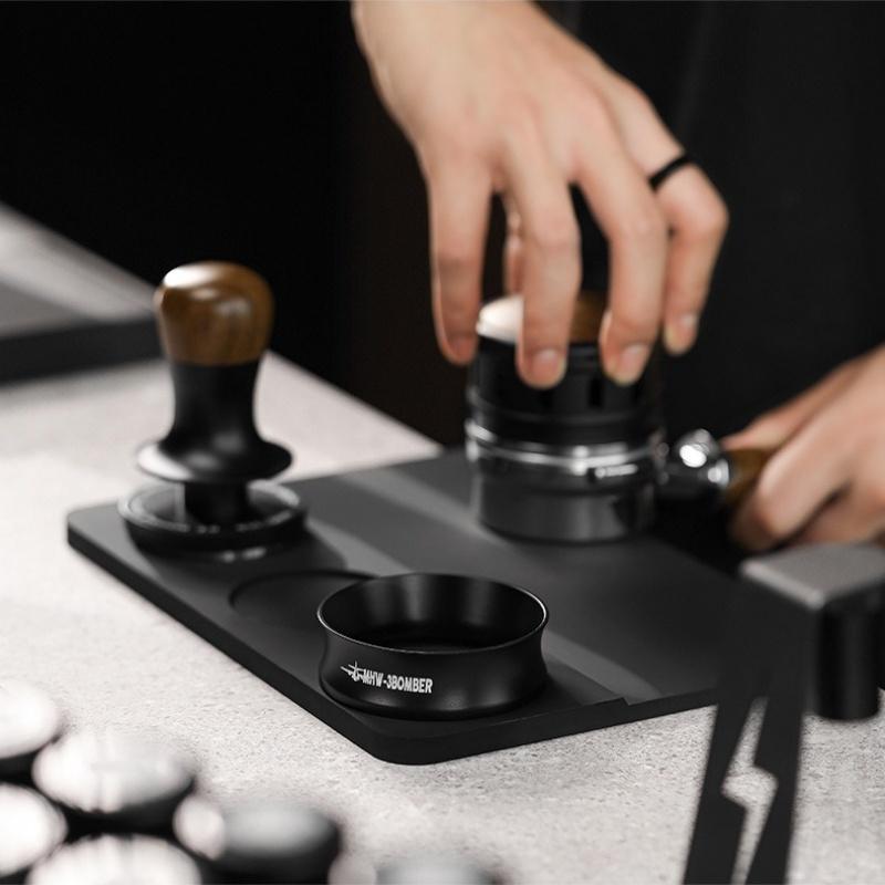 JUSTINLAU 51/54/58mm Magnetic Espresso Dosing Funnel Anti-fly Powder Coffee Portafilter Dosing Ring Home Barista Accessories