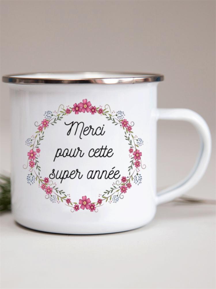 Французские цветочные эмалевые кружки с принтом креативные кружки для кофе кружка для молока вина пива напитка сока школьная ручка для дома посуда для питья подарки учителю