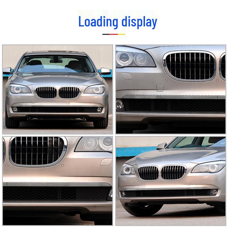 Хромированная накладка на передний бампер Manshi для BMW F02: Подходит для 730Li, 740Li, 750Li