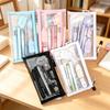 9pcs/Set 9-in-1 Stationery Set Plastic Gel Pens Durable Multicolor Pen  Back To School Gifts
