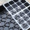 Plants Nursery Box with Humidity Dome 24 Cells or 48 Cells Transparent Seeds Starter Tray Plant Germination Box Adjustable Vents