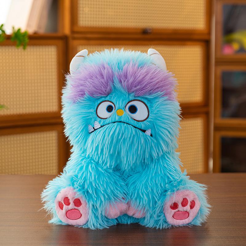 Creative Long-Haired Monster Plush Doll - Cute Stuffed Toy & Sleeping Pillow Gift for Girls