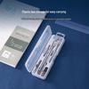 Deli 8604 Engineering Student Compass Set: Metal Texture Drafting and Design Ruler Tool