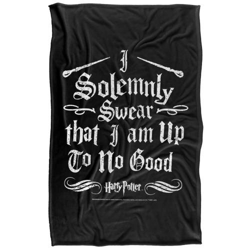 Harry Potter I Solemnly Swear Silky Supersoft Blanket