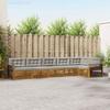 Outdoor Sofa Set with Cushions 6 pcs Natural and Light Grey