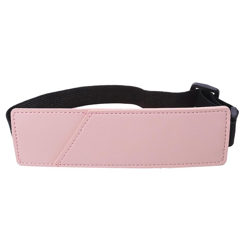 Регулируемый держатель для ручки на резинке, однотонный чехол для ручки из искусственной кожи, студенческий блокнот, страница книги, зажим для ручки