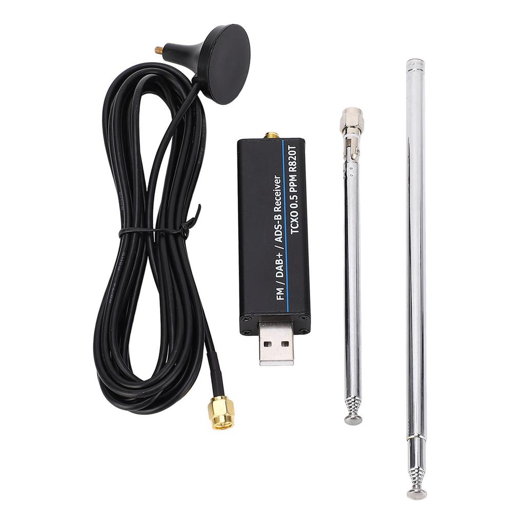 RTL SDR Приемник 100 кГц - 1766 МГц RTL2832U R820T2 0.5 PPM TCXO USB Программно-определяемое радио