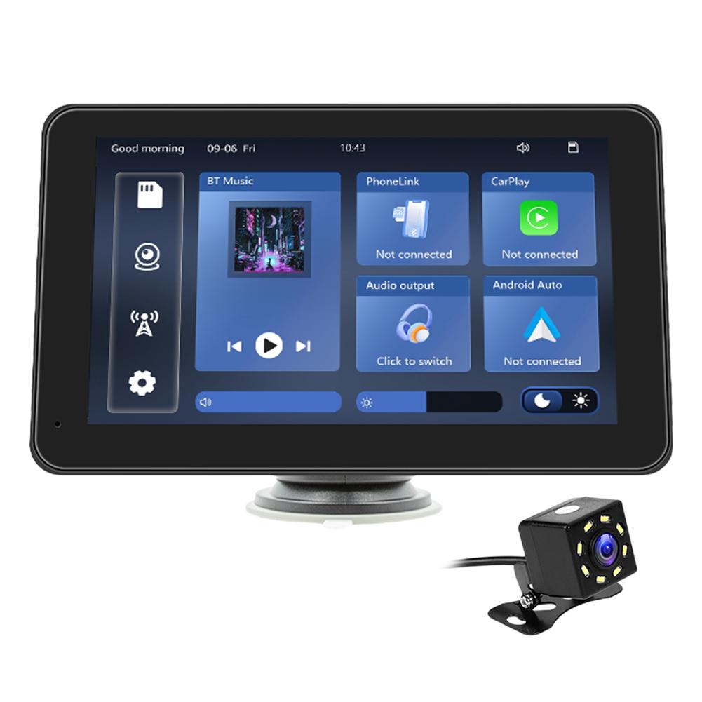 7-дюймовый беспроводной Carplay Android Auto автомобильный радиоприемник аудио приемник HD IPS сенсорный экран автомобильный MP5 плеер Bluetooth-совместимый для автомобиля