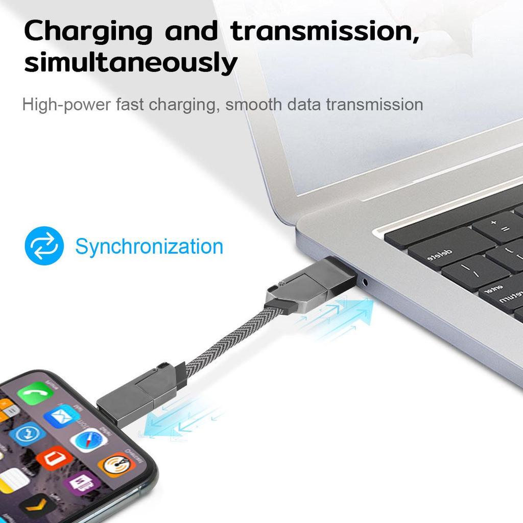 2024 Сплав цинка Магнитный Кабель 4-в-1 Type-C PD60W Power Bank