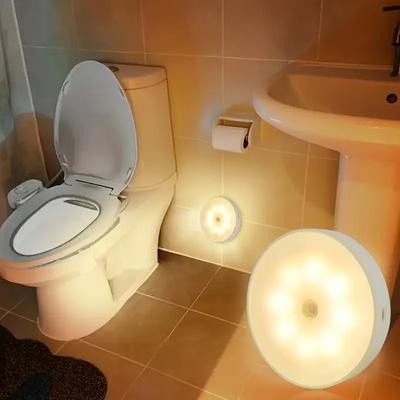 1 шт., светодиодный ночник с датчиком движения - сверхчувствительное обнаружение PIR для мгновенного включения/выключения - энергосбережение и работа от заката до рассвета - простая установка