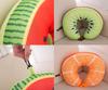 Foam Beads Filled Fruit Plush Neck Pillow For Travel And Relaxation