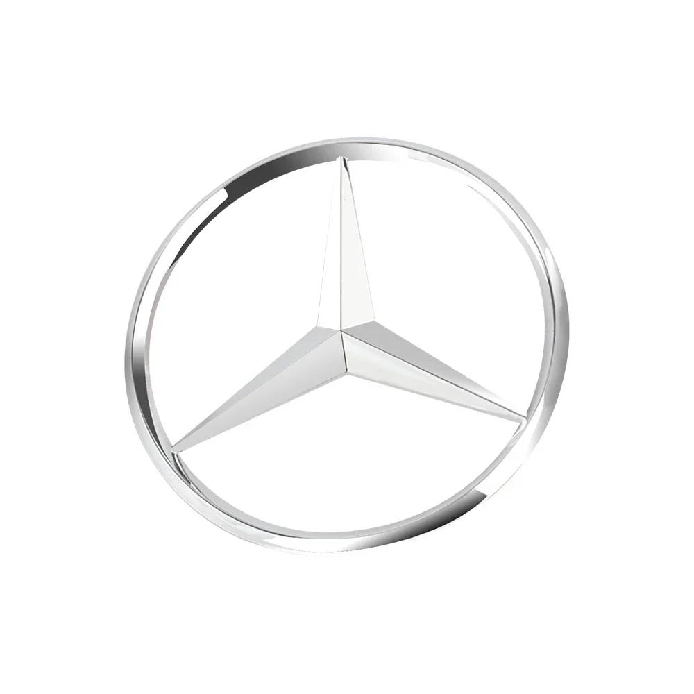 C200 E200 For Mercedes Benz 1pc ABS Tail Star Emblems Black Silver Rear Trunk Star Logo Stickers Badges for Benz Old New B-clas