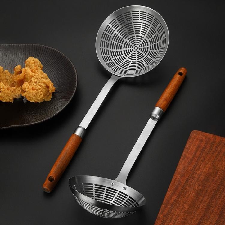 Практичная шумовка Стальная шумовка для слива и жарки Кухонная утварь