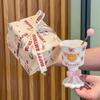 Birthday Gifts for Boys and Girls, Cute Bear Goblet, Ceramic Mug, Girlfriend Practical Souvenir Gift Box.