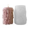 Flexible Flower Embellishments Mold Portable Floral Pillar Silicone Mould Professional Mold for Crafting Candle Soap