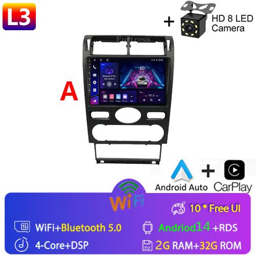 2din Android14 автомобильное радио мультимедиа Carplay авто GPS навигация для Ford Mondeo Mondeo 3 2000 2001 2002 2003 2004 2005 2006-2007