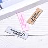 50Pcs Handmade Fabric Labels Embroidery Printed Tags Diy Sewing Accessories