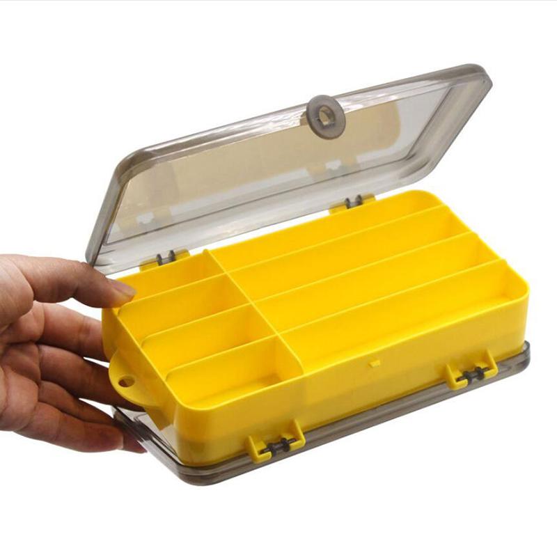 Double-Sided Folio Box Double-Layer Fish Hook Accessories Storage Box Portable Outdoor Fishing Bait Box