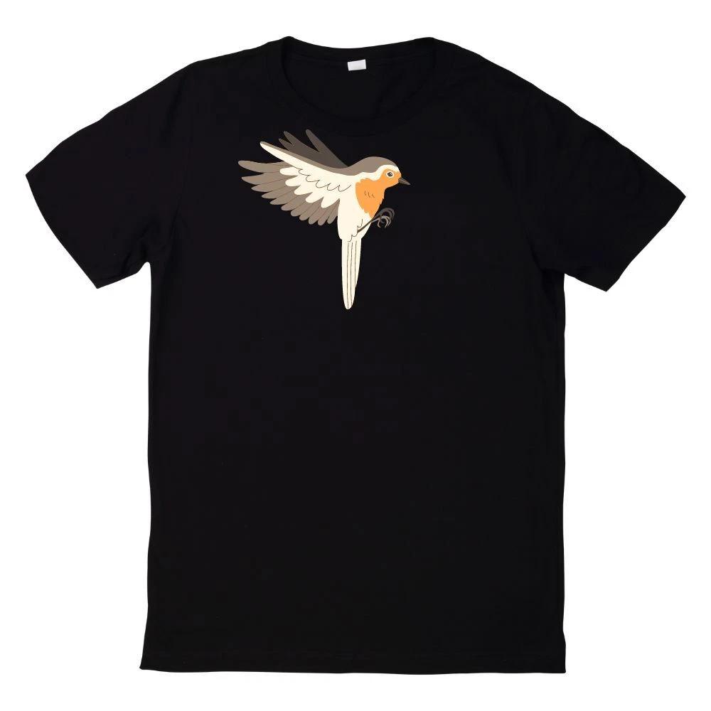 T-Shirt Rotkehlchen Robin Design