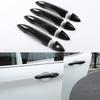 Для Alfa Romeo Giulia Stelvio 2015 2016 2017 - ABS Carbon Fiber Car Exterior Door Handle Grab Cover Trim Sticker Styling