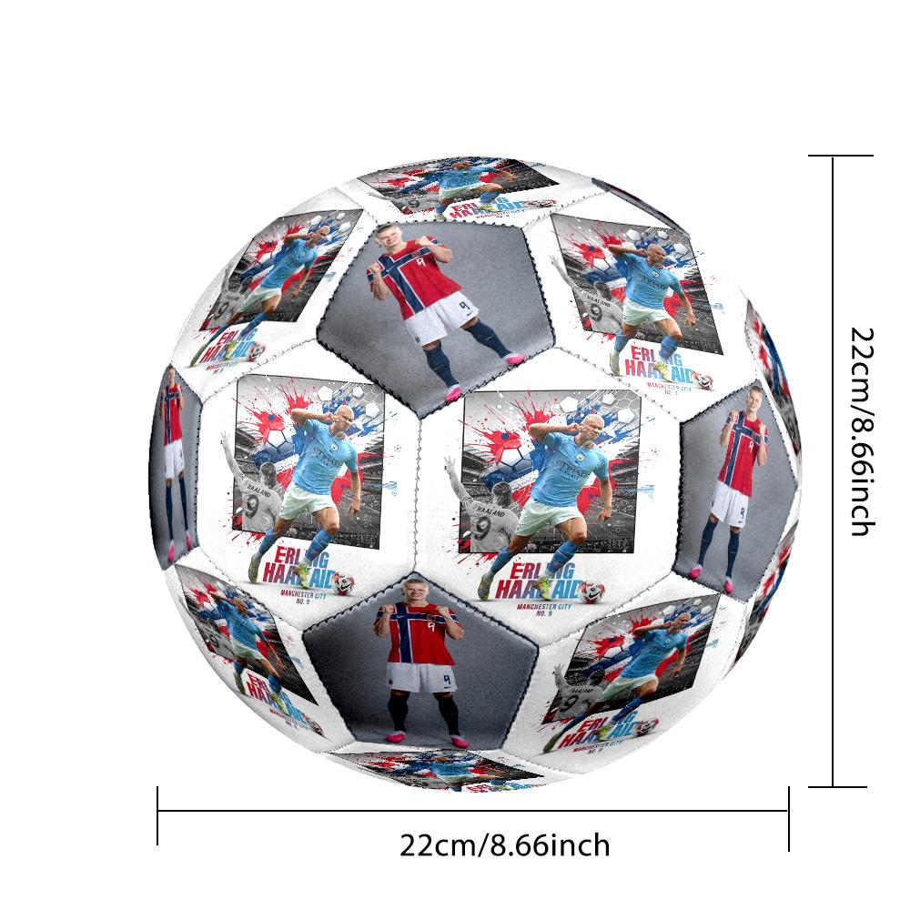 Haaland 9 Golden Boot Winner Soccer Ball Size 5 Football Machinestitched Indooroutdoor Universal Football Perfect Commemorative Gift For Soccer Lovers