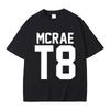 Xonanda Tate Mcrae T8 Grafikli Futbolkalar Erkaklar Ayollar Moda Vintage Trend Futbolka Yozgi Erkaklar Kundalik Katta O'lchamli Keng Bo'yin Qisqa Yeng