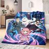 Spy x Family Premium Print Flannel Blanket, Cartoon Decorative Throw for Couch, Soft Bedroom Bedding, Ideal Travel_LIAN