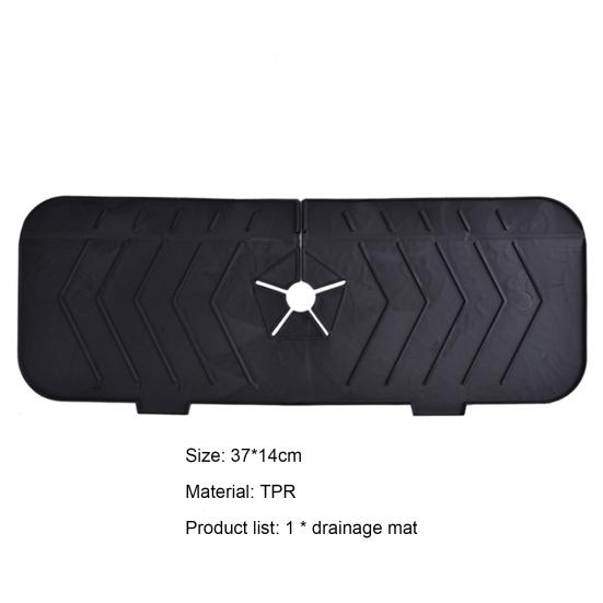 Отличная защита от брызг для раковины, устойчивая к разрыву, TPR, многоцелевая