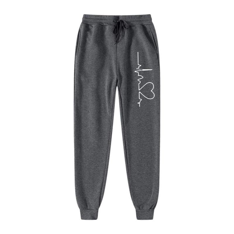 Four Seasons New ECG Print Casual Women's Sweatpants Jogging Gym Pants Winter Daily Casual Elements Sports Street Long Pants
