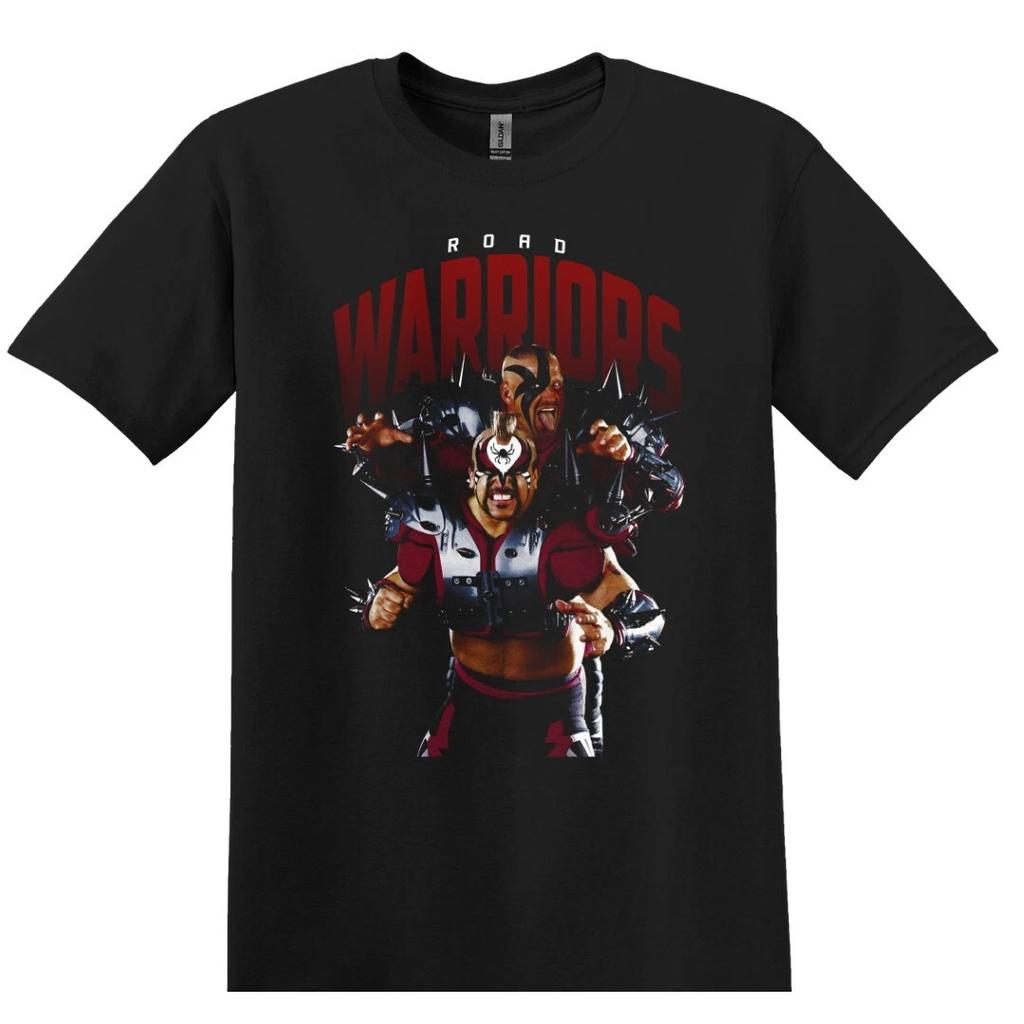 Road Warriors Wrestling T-Shirt Black S-3XL