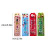 1Set Christmas Stationery Set Kids Cartoon Pencils Eraser Ruler Memo Pads Pencil Knife Set School Supplies Back To School Gift