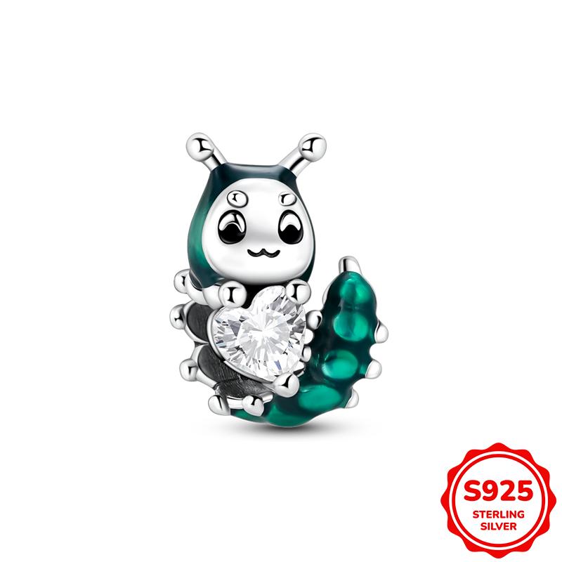 New Original Copper Animal Pendant Charm Beads Fits 3Mm Bracelet Necklace For Women Luxury Diy Jewelry Making