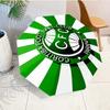 Green Football Club Emblem Printed Automatic Umbrella, 8-Frame for Travel, camping, Casual Umbrella, Essential Gift for  for family and friends