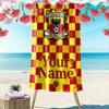 Name Custom Go Ahead Eagles Print Beach Towel, Large Soft Quick Dry Towel for Beach Camping Swimming