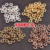 100PCS Tibetan Silver DIY Spacer Beads For Jewelry Making