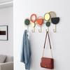 Strong Bearing Capacity Iron Hanging Clothes Hook Rust-proof Punching Installation Wall Hanging Hook Creative Wear-resistant