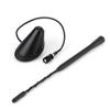 Universal 9inch Car Black FM Radio AM Spiral Antenna Aerial Rod Mast with Base