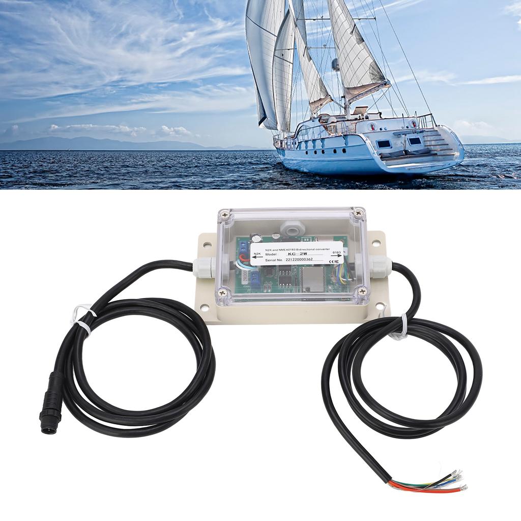 Bi Direction Converter Module NMEA2000 and NMEA0183 KC‑2W IPX67 Waterproof DC 9‑30V
