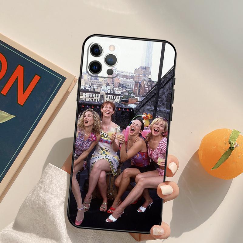 Sex and the City Funda Case For iPhone 15 14 16 Pro Max 11 12 13 Pro Max Mini XR 16e 16 15 Plus Phone Cover