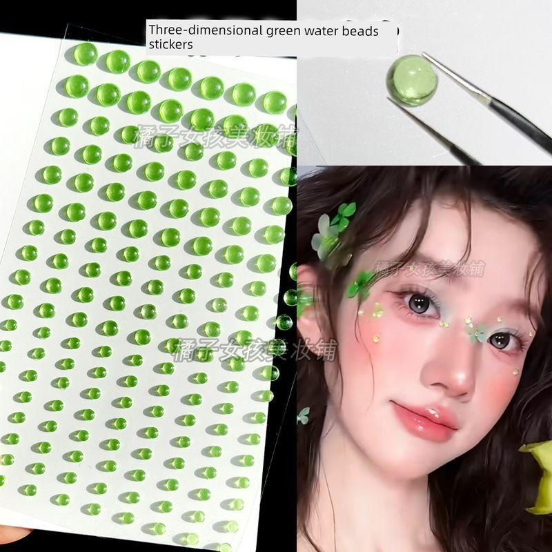 Music Festival Makeup Face Pasters Butterfly Ornament Star Moon Stick-on Crystals Concert Face Sticker Ornament Ornament Rhinestone Bright Diamond