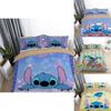 Adorable 3d Cartoon Stitch Anime Comforter With Matching Duvet Cover And Pillowcase