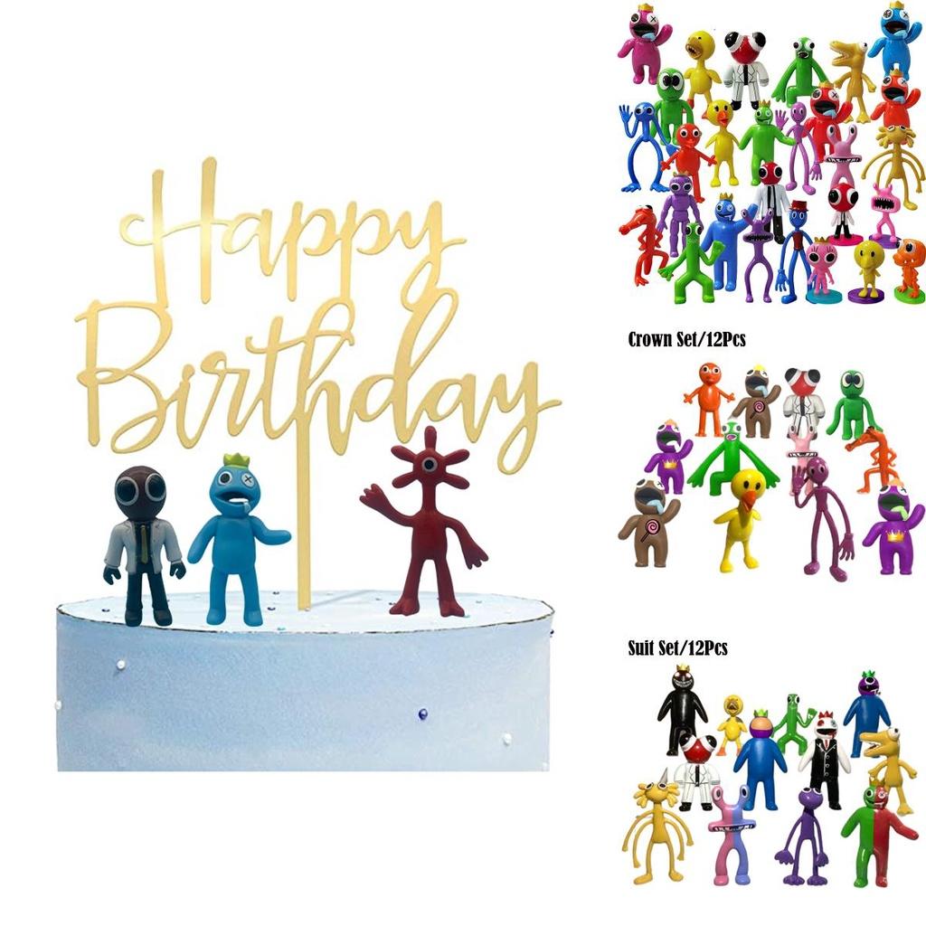 Набор фигурок Roblox Rainbow Friends для украшения детского торта на день рождения