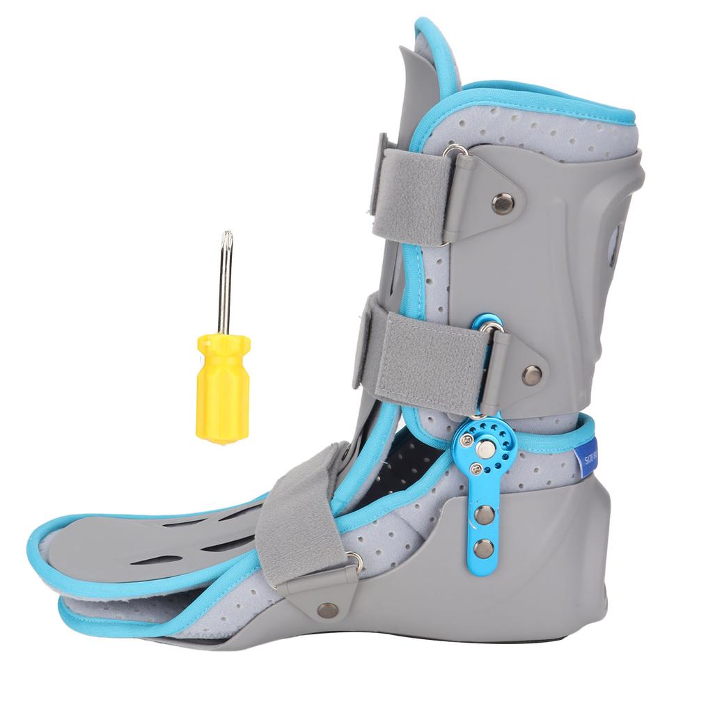 Ankle Support Stabilizer Brace Adjustable Angle 360° Protection Breathable Foot Drop Fixation Splint
