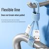 Высокоскоростной плетеный USB-C кабель 100 Вт для Huawei, Xiaomi, Meizu