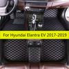Автомобильные коврики для Hyundai Elantra EV 2018 2017 Автомобильные кожаные ковры Салон Водонепроницаемые Защитные от грязи Продукты