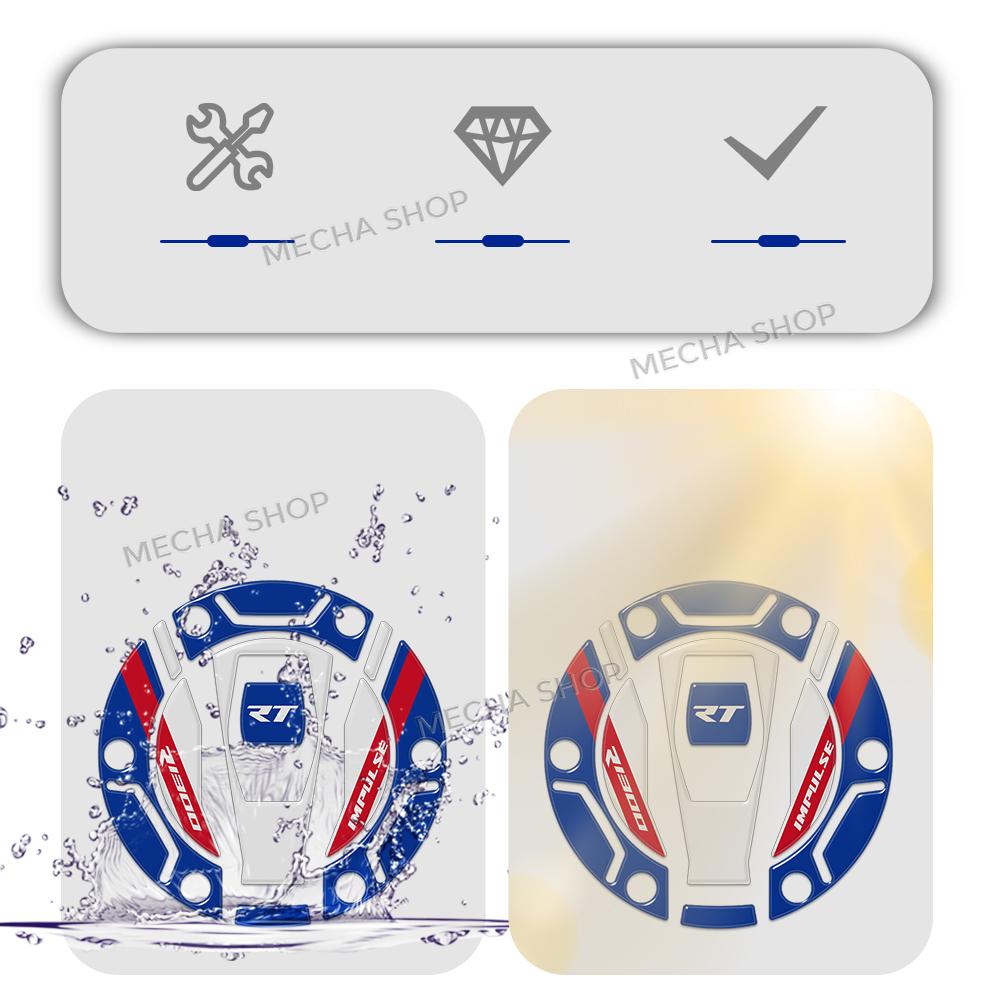 Motorcycle Frosted Fuel Tank Stickers Oil Gas Cap Protector Decal For R1300RT R 1300 RT 2025-